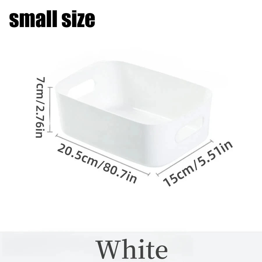Storage Box Desktop Cosmetics Storage Miscellaneous Items Sorting Box Storage Basket Plastic Snacks Household Kitchen Storage
