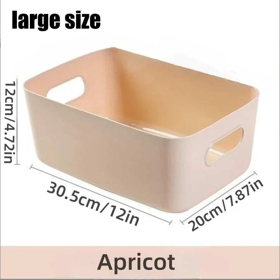 Storage Box Desktop Cosmetics Storage Miscellaneous Items Sorting Box Storage Basket Plastic Snacks Household Kitchen Storage