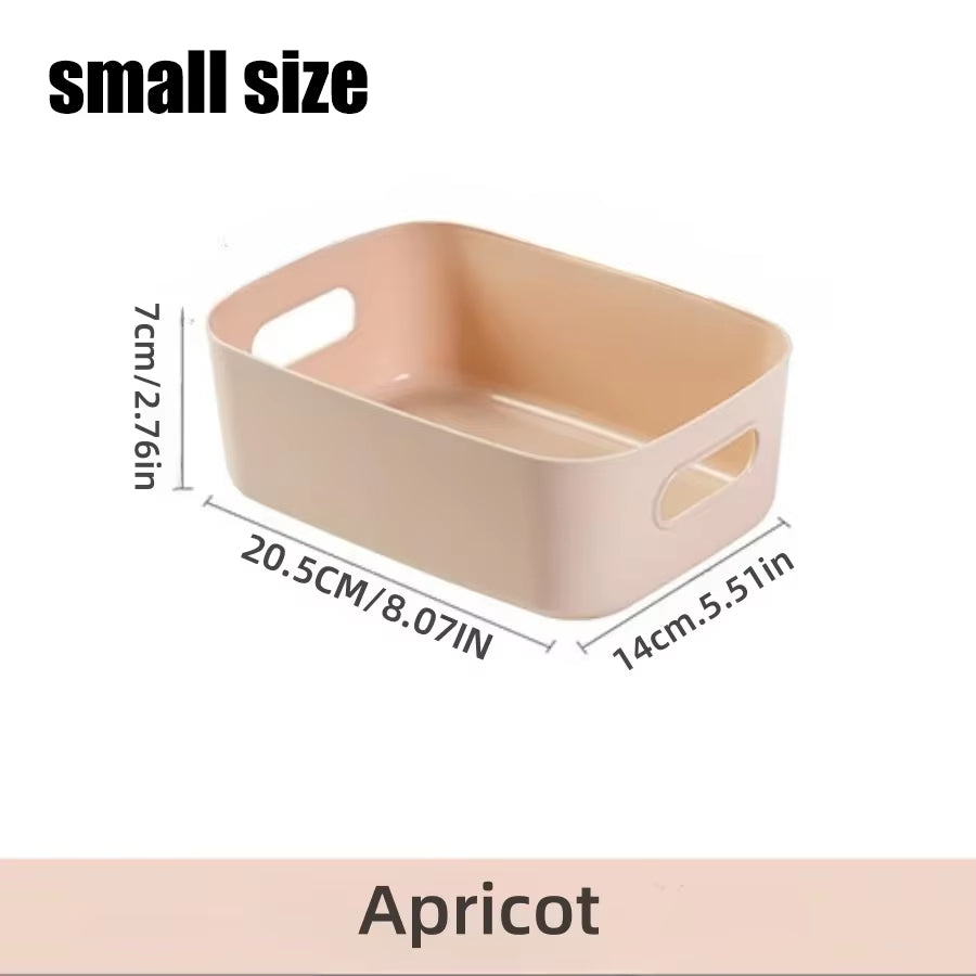 Storage Box Desktop Cosmetics Storage Miscellaneous Items Sorting Box Storage Basket Plastic Snacks Household Kitchen Storage