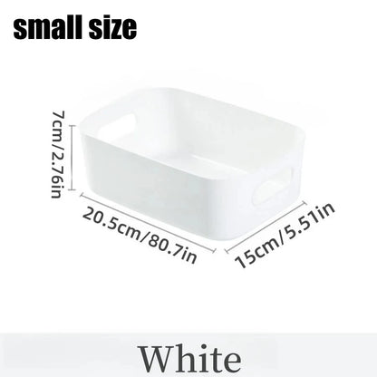 Storage Box Desktop Cosmetics Storage Miscellaneous Items Sorting Box Storage Basket Plastic Snacks Household Kitchen Storage