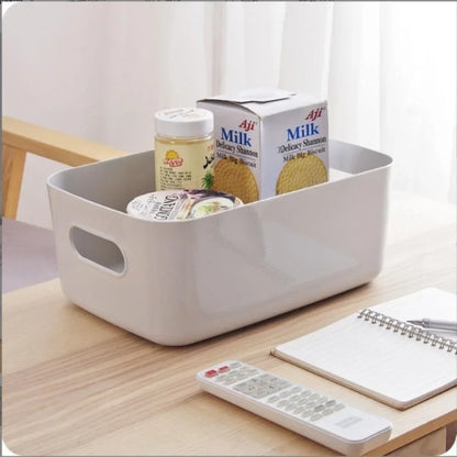 Storage Box Desktop Cosmetics Storage Miscellaneous Items Sorting Box Storage Basket Plastic Snacks Household Kitchen Storage